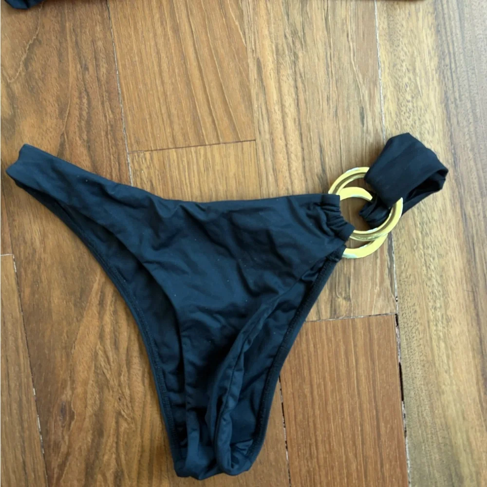 Monday Swimwear Bronte Bikini top and bottom in black